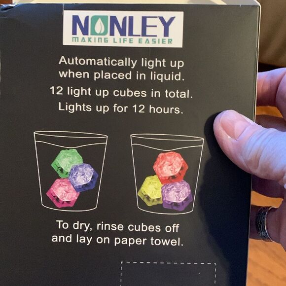 Bundle of two box light up led ice cubes total 24 cubes NEW - Picture 3 of 3